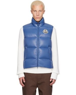 Moncler Belice Down Vest - Blue