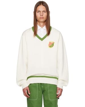 Palmes Ssense Exclusive Off- Pftc Jumper - Green