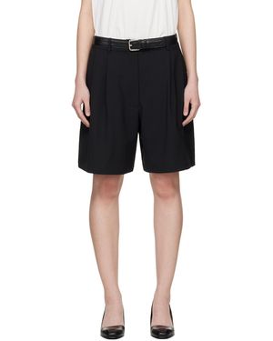 Cordera Bermuda Façon Tailleur Noir