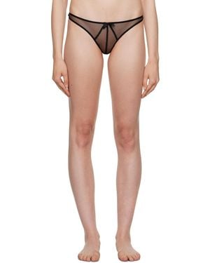 Agent Provocateur Black Ellise Thong - Multicolor