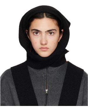 MERRMA Bandana Noir En Laine Exclusif À Ssense