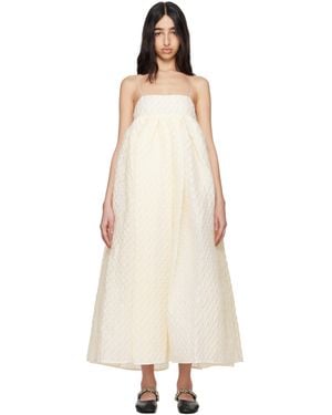 Cecilie Bahnsen Beth Midi Dress - Natural