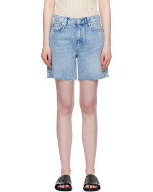 Rag & Bone Kaia Denim Shorts - Blue