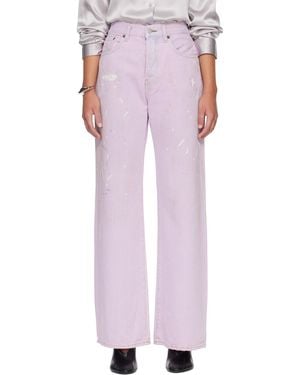 Acne Studios 2021f Regular Fit Jeans - Purple