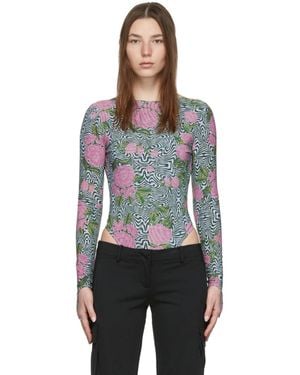 Maisie Wilen Ssense Exclusive Printed Bodysuit - Multicolour
