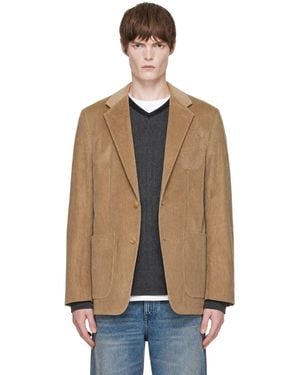 Carter Young Tan Corduroy Elias Blazer - Natural