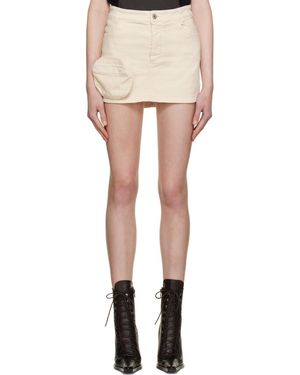 Halfboy Off- Pocket Miniskirt - Black