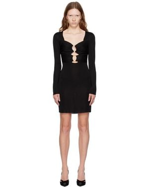 Tom Ford Black Shiny Minidress