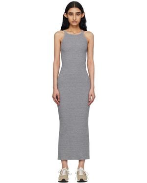 Rag & Bone 'The Essential Rib String Tank' Midi Dress - Black