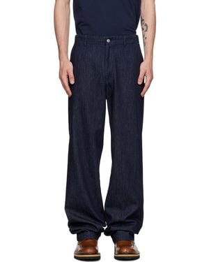 Dries Van Noten Straight-Leg Jeans - Blue