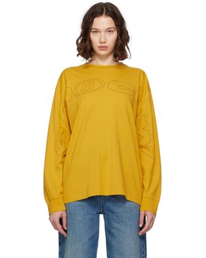 MM6 by Maison Margiela Long Sleeve T-Shirt - Yellow
