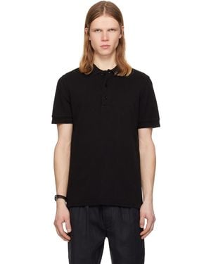 Tom Ford Piquet Polo - Black
