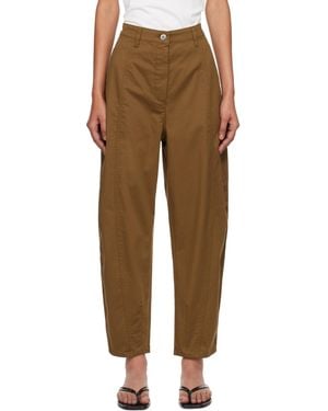 MM by Max Mara ブラウン Etere トラウザーズ - マルチカラー