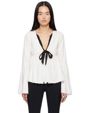 Kika Vargas Naomi Blouse - White