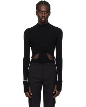 Dion Lee Interlink Skivvy Turtleneck - Black