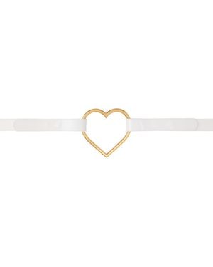 Blumarine Heart Belt - Black