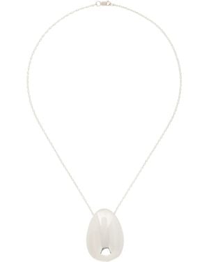 Sophie Buhai Egg Pendant Necklace - White