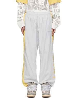 Lanvin Grey Future Edition Track Trousers - White