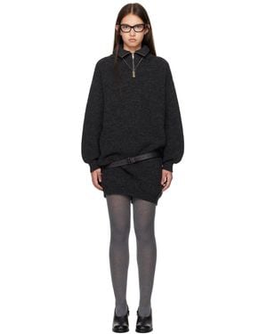 Magliano グレー Big Knitted Camion セーター - ブラック