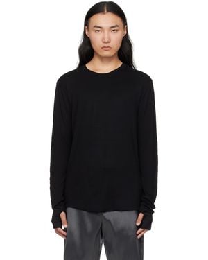 Thom Krom ブラック M Ts 889 Tシャツ