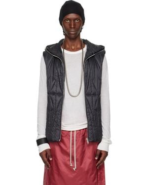 Rick Owens Moncler + Geocamo Ziplock Down Vest - Black