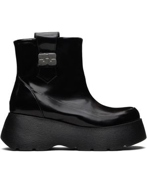 Ganni Sue Platform Boots - Black