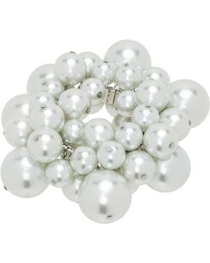 ALL-IN Puffed Faux-Pearl Bracelet - Metallic