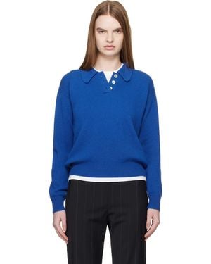 &Daughter Ssense Exclusive Edith Polo - Blue