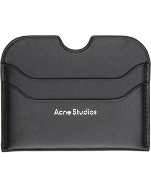 Acne Studios Leather Card Holder - Black