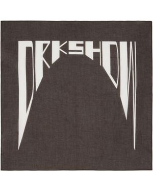 Rick Owens Concordians Cotton Bandana - Black