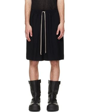 Rick Owens Tower Faun Shorts - Black