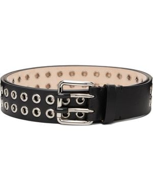Marni Grommet Belt - Black
