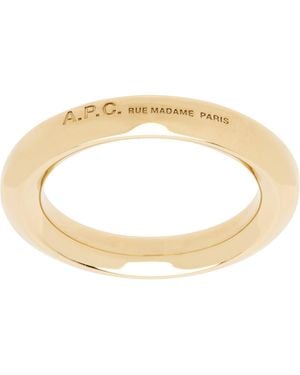 A.P.C. Angle Ring - Black