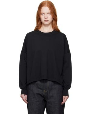 Studio Nicholson Loop Long Sleeve T-Shirt - Black