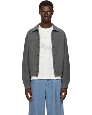 Jacquemus 'The Feltro Bomber' Jacket - Blue