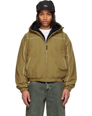 Dime Khaki Quilted Ripstop Puffer Jacket - Green