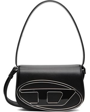 DIESEL 1Dr-Iconic Shoulder Bag - Black