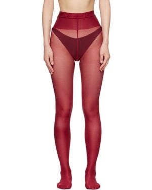 Wolford Neon 40 Tights - Red