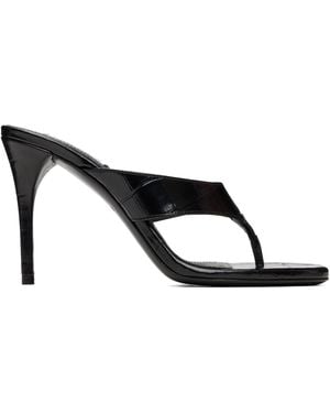 Alaïa Infra 90 Heeled Sandals - Black