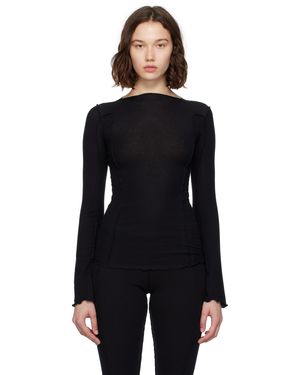 Baserange T-Shirt À Manches Longues Omato Noir