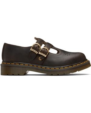 Dr. Martens 8065 Leather Mary Jane Loafers - Black