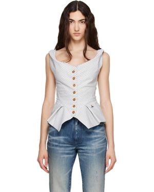 Vivienne Westwood Monday Vest - Blue