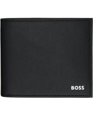 BOSS ブラック Logo Lettering 財布