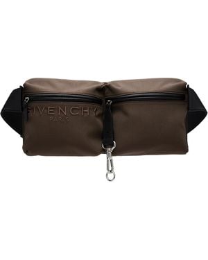 Givenchy Cargo Canvas Belt Bag - Black