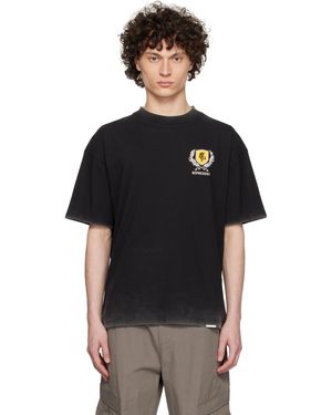 Represent ブラック Crest Tシャツ
