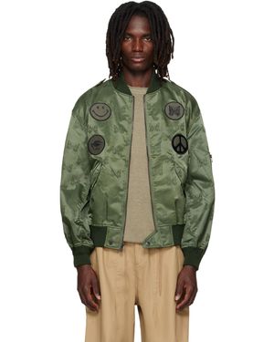 Needles Blouson Aviateur L2-B Kaki - Vert