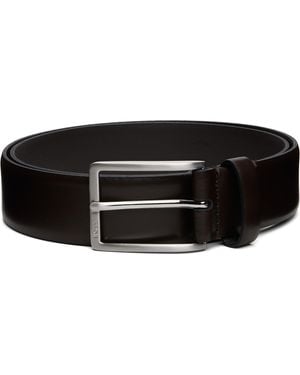 BOSS Leather Pin-Buckle Belt - Black