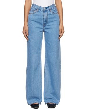 Levi's High-Rise Wide Leg Jeans - Blue