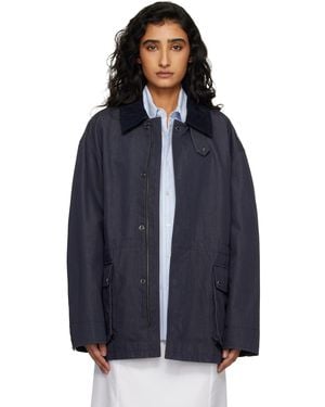 DUNST Cotton Chore Jacket - Blue