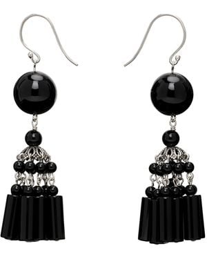 Sophie Buhai Flamenco Earrings - Black